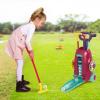 imageMeland Toddler Golf Set  Kids Golf Club Set Toddler Kids Toys for 3 4 5 6 Years Old Boys Girls Birthday GiftRed