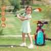 imageMeland Toddler Golf Set  Kids Golf Club Set Toddler Kids Toys for 3 4 5 6 Years Old Boys Girls Birthday GiftRed