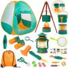 imageMeland Kids Camping Set with Tent  Camping Gear Toy with Pretend Play Outdoor Toy for Toddlers Birthday GiftGreen