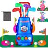 imageMeland Toddler Golf Set  Kids Golf Club Set Toddler Kids Toys for 3 4 5 6 Years Old Boys Girls Birthday GiftBlue