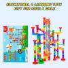 image247Pcs Marble Run with Motorized Elevator Construction Building Blocks Toys with 30 Glass Marbles and 30 Glow in The Dark Marbles STEM Gifts for Boys and Girls247pcs with Motorized Elevator