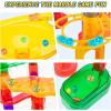image247Pcs Marble Run with Motorized Elevator Construction Building Blocks Toys with 30 Glass Marbles and 30 Glow in The Dark Marbles STEM Gifts for Boys and Girls247pcs with Motorized Elevator