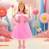 imageMeland Light Up Princess Dress Up  Dress Up Clothes for Girls with Skirts Princess Purse ampamp Light Up Play Shoes Princess Toys Gift for Toddler Girls Age 3456 Year Old for Birthday ChristmasGreen