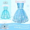 imageMeland Princess Dress Up  Dress Up Clothes for Girls with ToysChristmas Birthday Gift for Toddler Girls 345678 YearsPurple