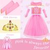 imageMeland Princess Dress Up  Dress Up Clothes for Girls with ToysChristmas Birthday Gift for Toddler Girls 345678 YearsPurple