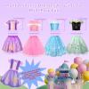 imageMeland Princess Dress Up  Dress Up Clothes for Girls with ToysChristmas Birthday Gift for Toddler Girls 345678 YearsPurple
