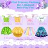 imageMeland Princess Dress Up  Princess Dresses for Girls with Princess Toys Dress Up Clothes for Little Girls Pretend PlayFairy