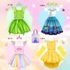 imageMeland Princess Dress Up  Princess Dresses for Girls with Princess Toys Dress Up Clothes for Little Girls Pretend PlayFairy