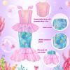 imageMeland Princess Dress Up for Girls 36 Dress Up Clothes for Girls with Princess Shoes Toy Birthday Gift for Toddlers GirlsMermaid