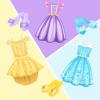 imageMeland Princess Dress Up for Girls 36 Dress Up Clothes for Girls with Princess Shoes Toy Birthday Gift for Toddlers GirlsPrincess