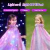 imageMeland Princess Dress up Clothes for Little Girl 11Pcs Princess Cape with Crown Princess Dresses for Girl 38 Birthday GiftRoyal Purple