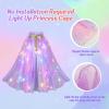 imageMeland Princess Dress up Clothes for Little Girl 11Pcs Princess Cape with Crown Princess Dresses for Girl 38 Birthday GiftRoyal Purple