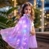 imageMeland Princess Dress up Clothes for Little Girl 11Pcs Princess Cape with Crown Princess Dresses for Girl 38 Birthday GiftRoyal Purple