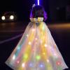 imageMeland Princess Dress up Clothes for Little Girl 11Pcs Princess Cape with Crown Princess Dresses for Girl 38 Birthday GiftYellow
