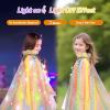 imageMeland Princess Dress up Clothes for Little Girl 11Pcs Princess Cape with Crown Princess Dresses for Girl 38 Birthday GiftYellow