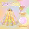imageMeland Princess Dress up Clothes for Little Girl 11Pcs Princess Cape with Crown Princess Dresses for Girl 38 Birthday GiftYellow