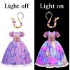 imageMeland Princess Dresses for Girls  Light Up Princess Costume for Little Girl Halloween Costumes ampamp Gift for Toddler Age 310