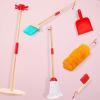 imageMeland Wooden Kids Cleaning Set  Toddler Pretend Play Toys with Toy Mop Broom ampamp House Cleaning Kit Christmas Birthday Gift for Toddler Preschool Girls BoysWooden