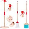 imageMeland Wooden Kids Cleaning Set  Toddler Pretend Play Toys with Toy Mop Broom ampamp House Cleaning Kit Christmas Birthday Gift for Toddler Preschool Girls BoysWooden