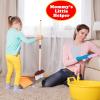 imageMeland Wooden Kids Cleaning Set  Toddler Pretend Play Toys with Toy Mop Broom ampamp House Cleaning Kit Christmas Birthday Gift for Toddler Preschool Girls BoysPlastic