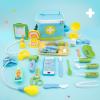 imageMeland Doctor Kit for Toddlers 35 Dentist Play Set with Teeth for Kids Pretend Play Girl Toys Birthday Gift for Toddler Girls Aged 3 4 5 6 Years OldBlue