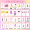 imageMeland Doctor Kit for Toddlers 35 Dentist Play Set with Teeth for Kids Pretend Play Girl Toys Birthday Gift for Toddler Girls Aged 3 4 5 6 Years OldPink