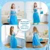 imageMeland Princess Dress Up for Girls  Light Up Halloween Costume for Girl Age 310 Year Role PlayChristmas Birthday Gift Idea