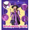 imageMeland Witch Costume for Girls  Light up Halloween Costumes for Kids Girl Dress up Witch Dress for Toddler Girls Ages 310