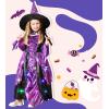 imageMeland Witch Costume for Girls  Light up Halloween Costumes for Kids Girl Dress up Witch Dress for Toddler Girls Ages 310