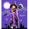 imageMeland Witch Costume for Girls  Light up Halloween Costumes for Kids Girl Dress up Witch Dress for Toddler Girls Ages 310