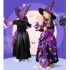 imageMeland Witch Costume for Girls  Light up Halloween Costumes for Kids Girl Dress up Witch Dress for Toddler Girls Ages 310