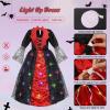 imageMeland Vampire Costume for Girls Light up Halloween Costumes for Kids ampamp Toodlers Aged 414 Years Old
