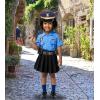 imageMeland Police Officer Costume for Girls  Halloween Dress Up for Girl Age 312 Role Play Outfit for Halloween Career Day