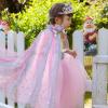 imageMeland Princess Dress up Clothes for Girl 11Pcs Princess Cape with Kid Crown ToysDresses for Girl 345678 Birthday GiftPurple