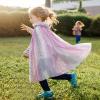 imageMeland Princess Dress up Clothes for Girl 11Pcs Princess Cape with Kid Crown ToysDresses for Girl 345678 Birthday GiftPurple