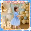 imageMeland Baby Princess Costume  Baby Girl Halloween Costumes for Infant Girls 6 Month3T Princess Dress for Toddler Dress UpBlue