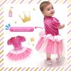 imageMeland Baby Princess Costume  Baby Girl Halloween Costumes for Infant Girls 6 Month3T Princess Dress for Toddler Dress UpPink