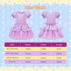 imageMeland Baby Princess Costume  Baby Girl Halloween Costumes for Infant Girls 6 Month3T Princess Dress for Toddler Dress UpPurple 1