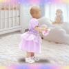 imageMeland Baby Princess Costume  Baby Girl Halloween Costumes for Infant Girls 6 Month3T Princess Dress for Toddler Dress UpPurple 1