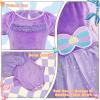 imageMeland Baby Princess Costume  Baby Girl Halloween Costumes for Infant Girls 6 Month3T Princess Dress for Toddler Dress UpPurple 2