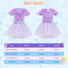 imageMeland Baby Princess Costume  Baby Girl Halloween Costumes for Infant Girls 6 Month3T Princess Dress for Toddler Dress UpPurple 2