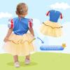 imageMeland Baby Princess Costume  Baby Girl Halloween Costumes for Infant Girls 6 Month3T Princess Dress for Toddler Dress UpYellow