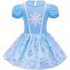 imageMeland Baby Princess Costume  Baby Girl Halloween Costumes for Infant Girls 6 Month3T Princess Dress for Toddler Dress UpBlue
