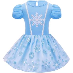 imageMeland Baby Princess Costume  Baby Girl Halloween Costumes for Infant Girls 6 Month3T Princess Dress for Toddler Dress UpBlue