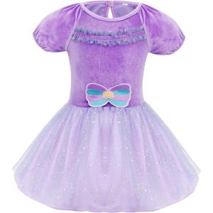 imageMeland Baby Princess Costume  Baby Girl Halloween Costumes for Infant Girls 6 Month3T Princess Dress for Toddler Dress UpPurple 2