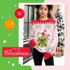imageMeland Kids Ugly Christmas Sweater  Light Up Funny Holiday Pullover  Cute Xmas Sweater for Boys ampamp Girls Age 516 Year OldPink Christmas
