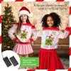 imageMeland Kids Ugly Christmas Sweater  Light Up Funny Holiday Pullover  Cute Xmas Sweater for Boys ampamp Girls Age 516 Year OldPink Christmas