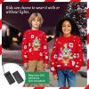 imageMeland Kids Ugly Christmas Sweater  Light Up Funny Holiday Pullover  Cute Xmas Sweater for Boys ampamp Girls Age 516 Year OldRed Golden Retriever