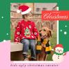 imageMeland Kids Ugly Christmas Sweater  Light Up Funny Holiday Pullover  Cute Xmas Sweater for Boys ampamp Girls Age 516 Year OldRed Golden Retriever