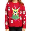 imageMeland Kids Ugly Christmas Sweater  Light Up Funny Holiday Pullover  Cute Xmas Sweater for Boys ampamp Girls Age 516 Year OldRed Corgi